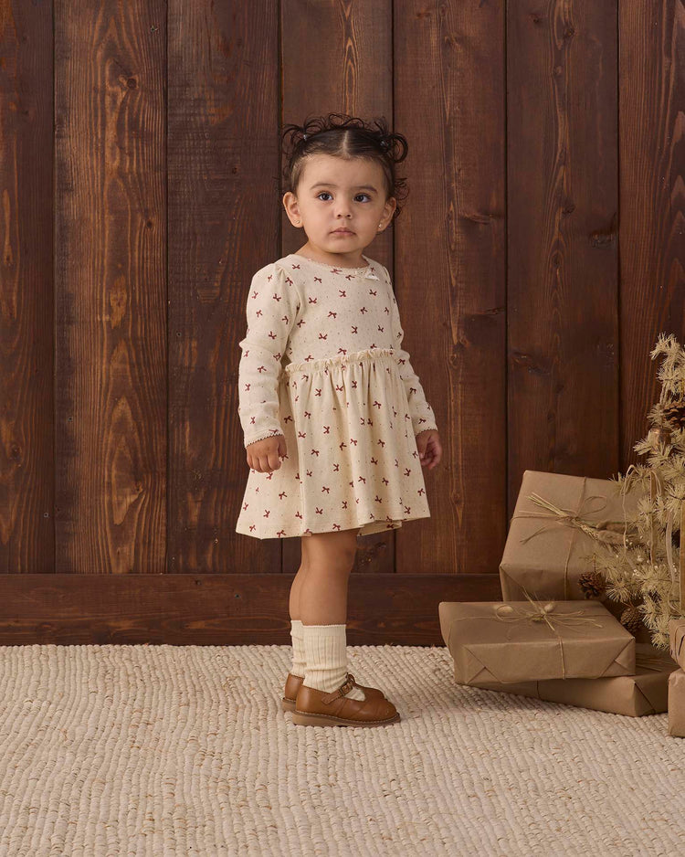 quincy mae alda dress in red bows baby Little