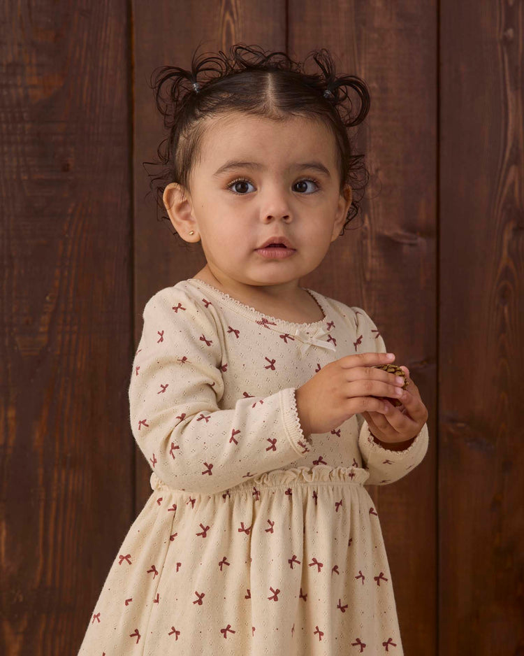 quincy mae alda dress in red bows baby Little