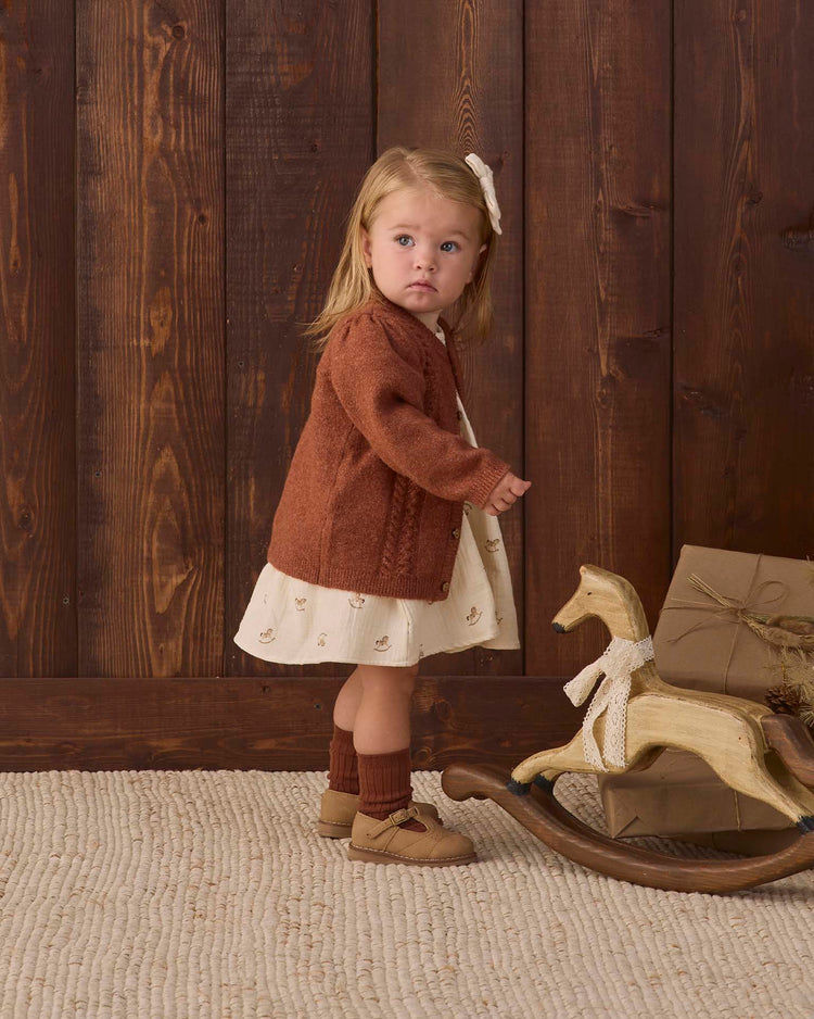 carina dress in rocking horse