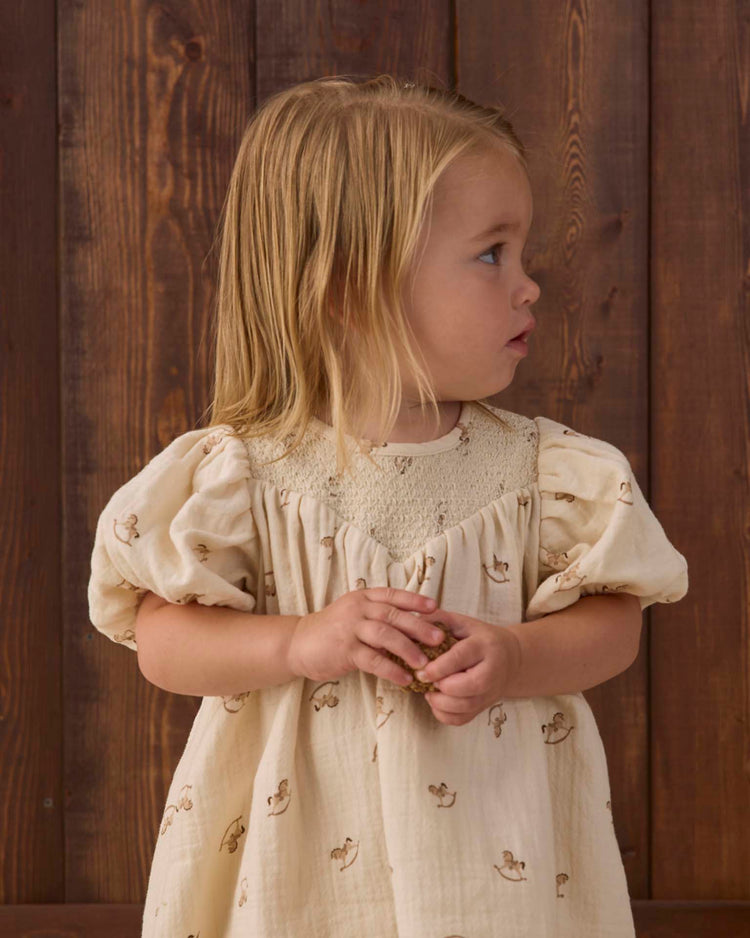 carina dress in rocking horse