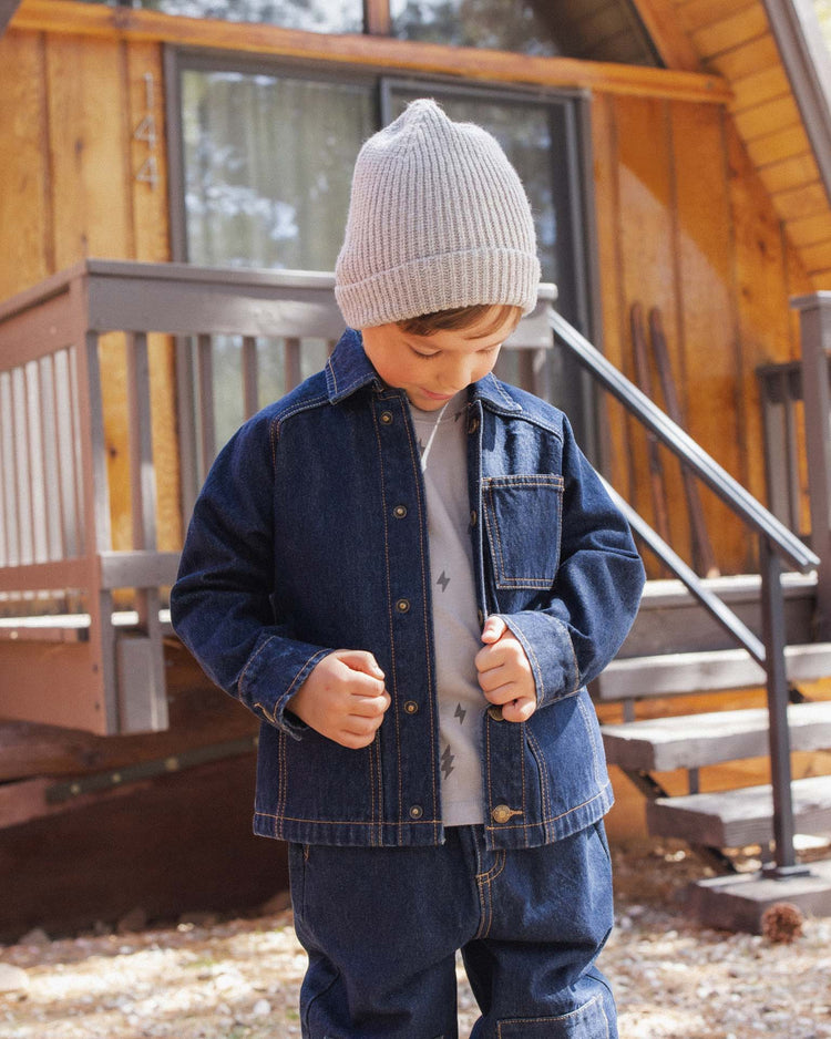 north jacket in dark indigo
