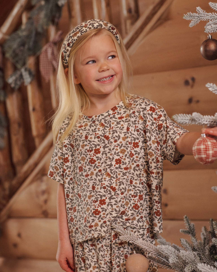 rylee + cru ruthie set in holiday floral kids Little