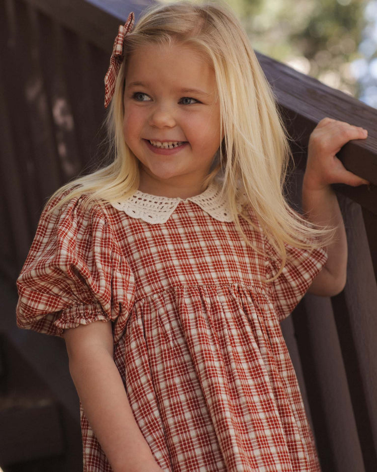 rylee + cru heidi dress in vintage plaid kids Little