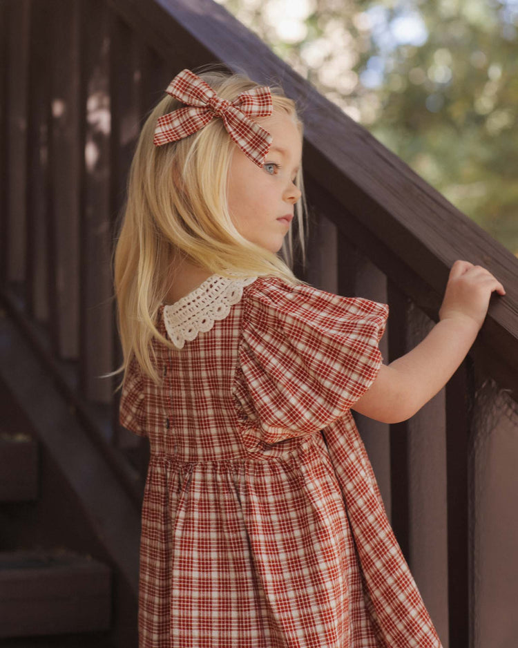rylee + cru heidi dress in vintage plaid kids Little