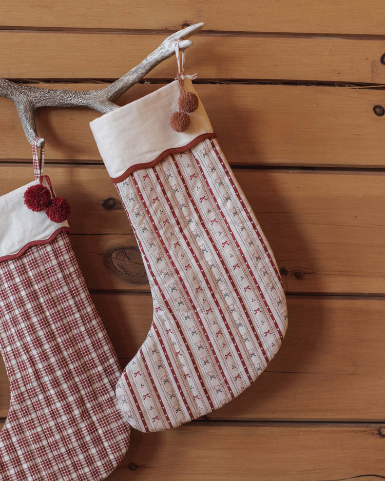 rylee + cru noel stocking in candy cane lane home Little