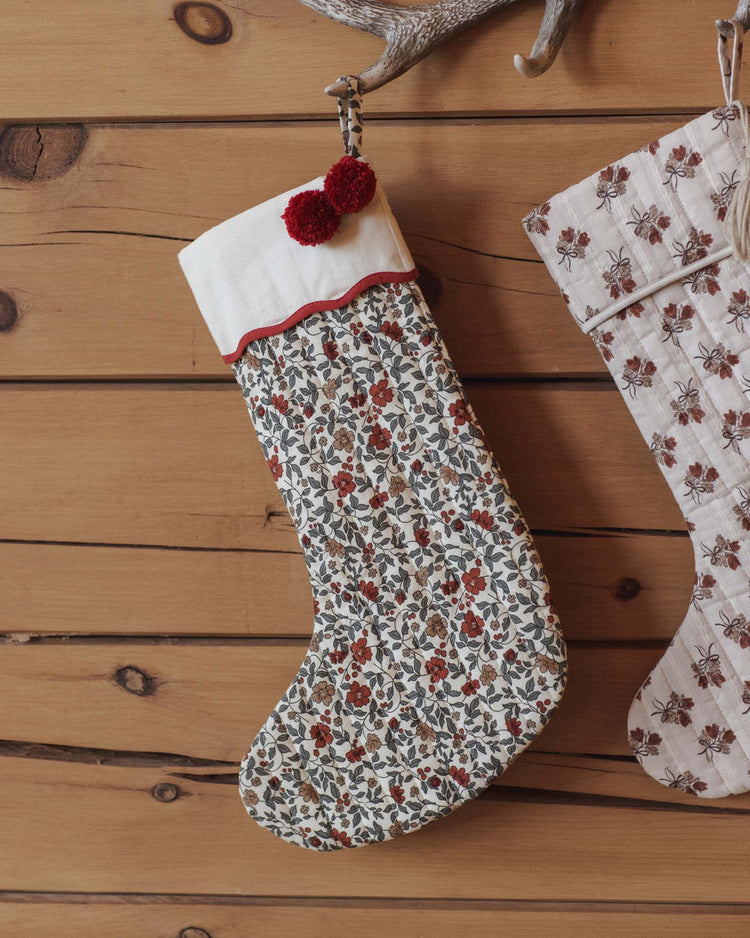 rylee + cru noel stocking in holiday floral home Little