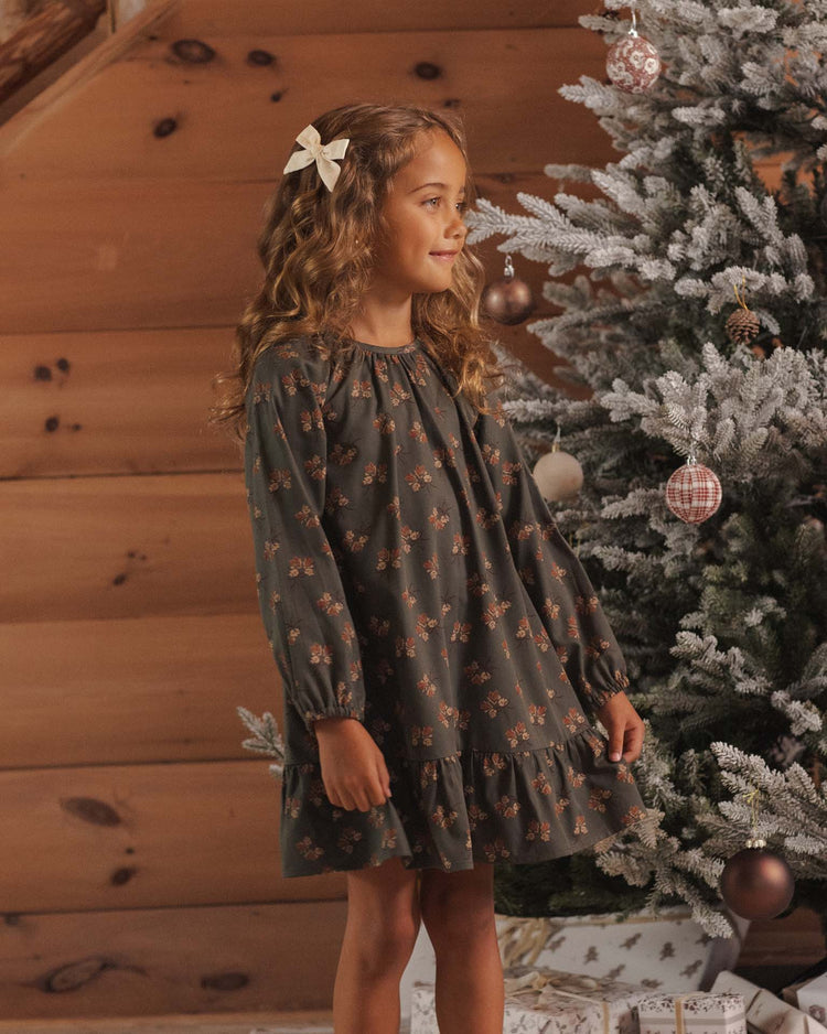 rylee + cru holly nightgown in evergreen kids Little