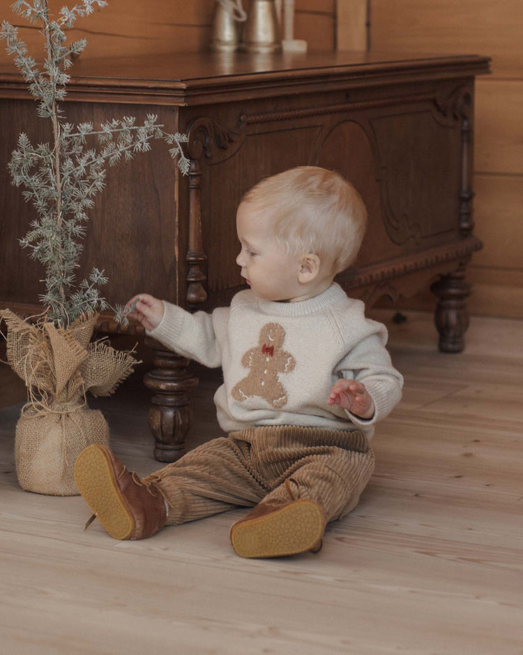 rylee + cru long sleeve tee in gingerbread man kids Little