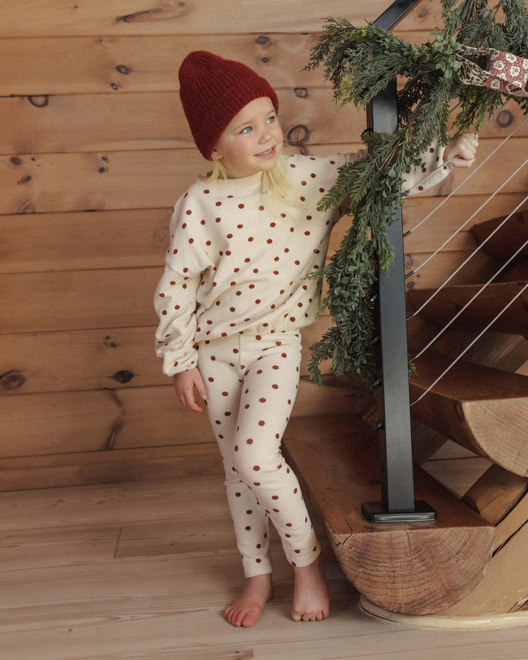 rylee + cru beanie in ruby accessories Little