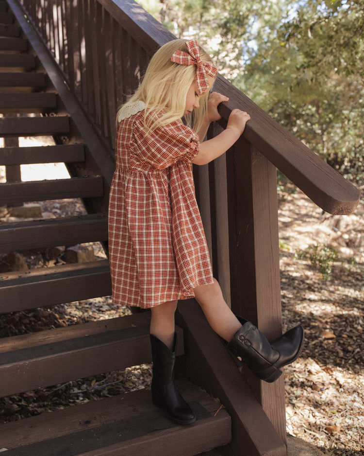 rylee + cru heidi dress in vintage plaid kids Little
