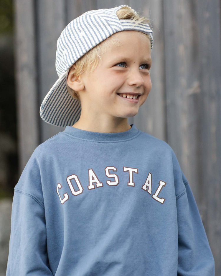 rylee + cru relaxed sweatshirt in coastal kids Little