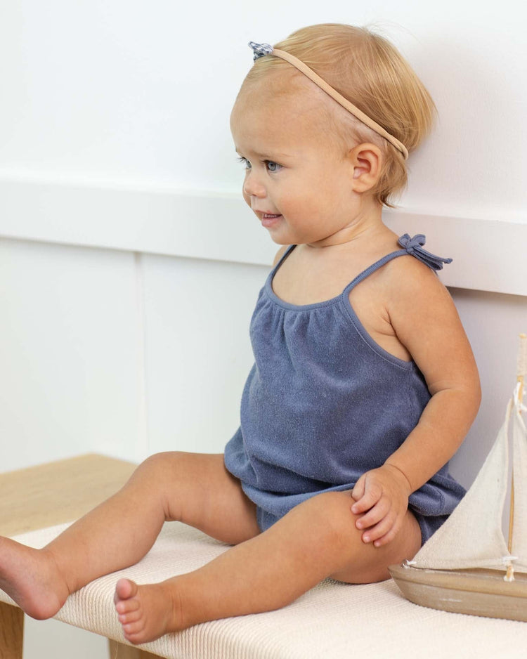 rylee + cru nala romper in marine kids Little