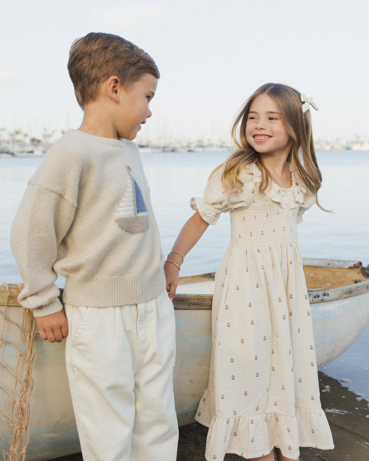 rylee + cru lexi dress in anchors kids Little