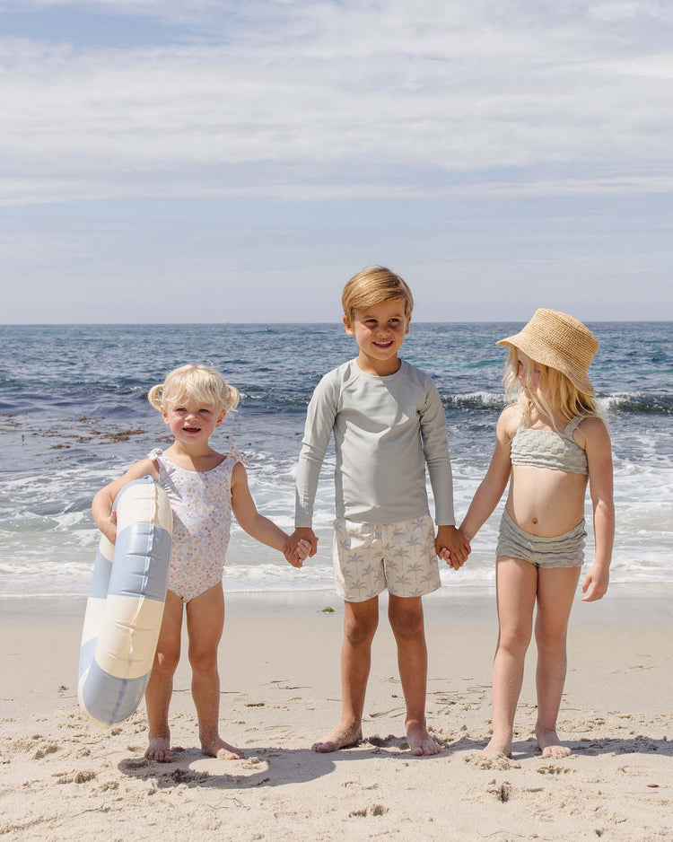 rylee + cru dylan bikini in sage check kids Little