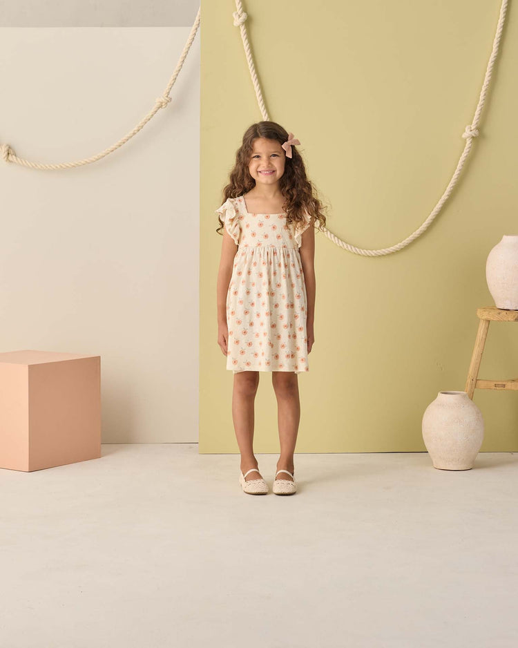 rylee + cru mariposa dress in peaches kids Little