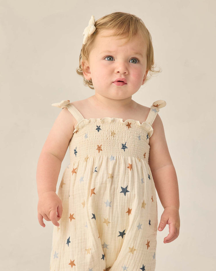 Little rylee + cru kids sawyer jumpsuit in stars