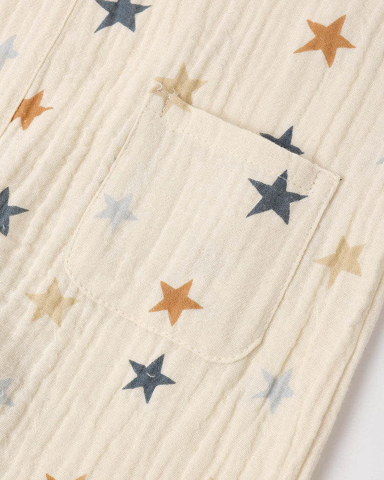 Little rylee + cru kids button jumpsuit in stars
