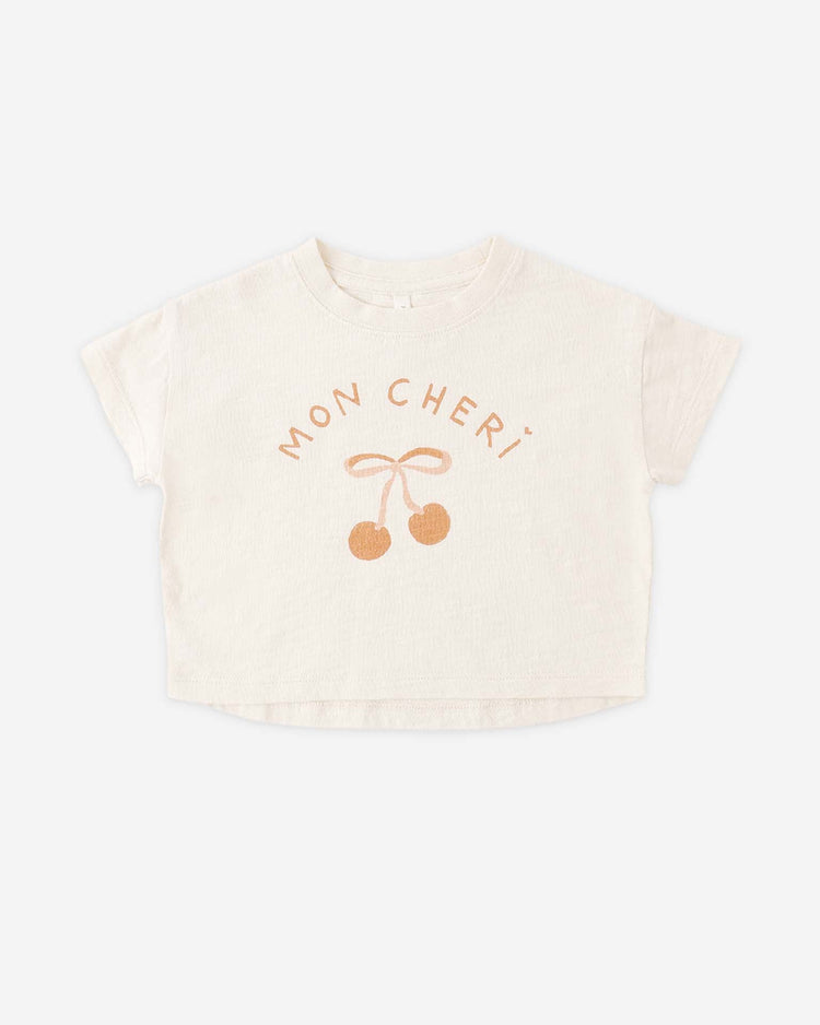 rylee + cru boxy tee in mon cheri kids Little