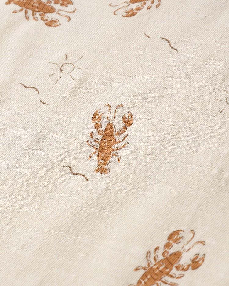 Little rylee + cru kids sleeveless one-piece in lobster