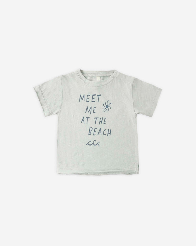 rylee + cru raw edge tee in meet me at the beach kids Little