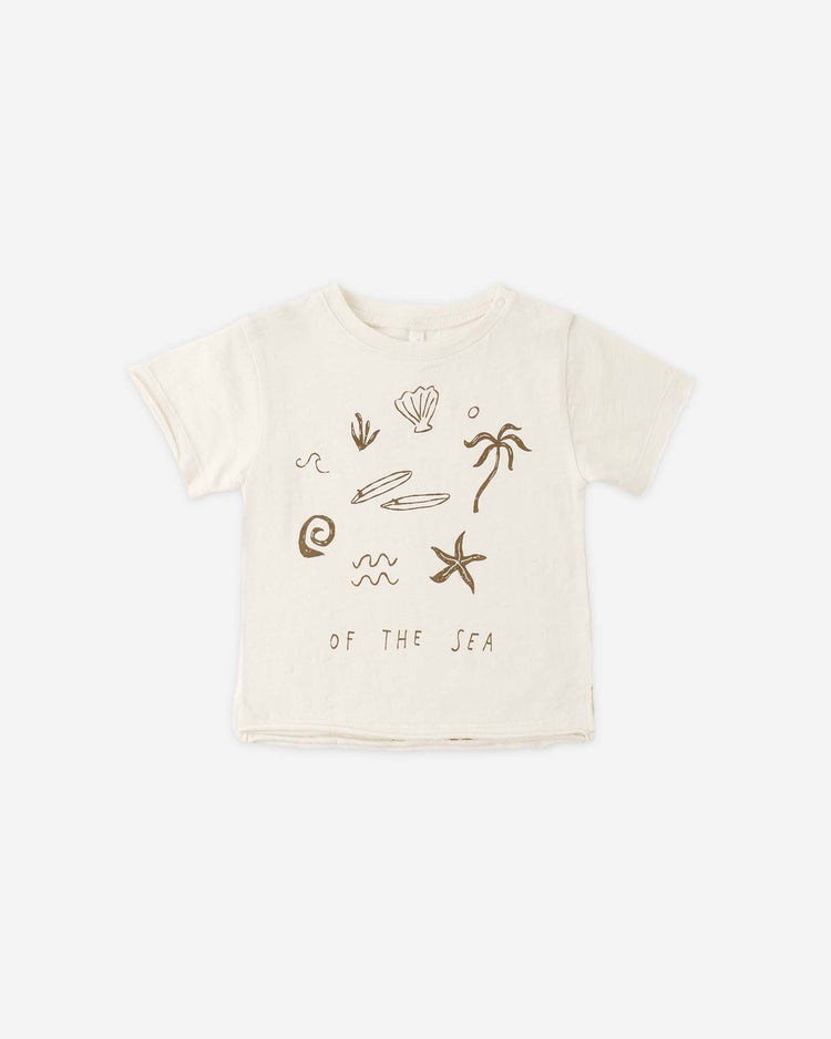 rylee + cru raw edge tee in of the sea kids Little