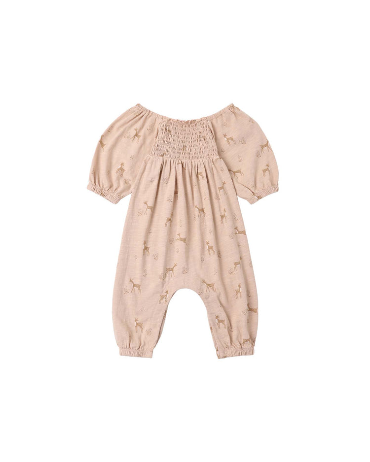 sage jumpsuit in fawns