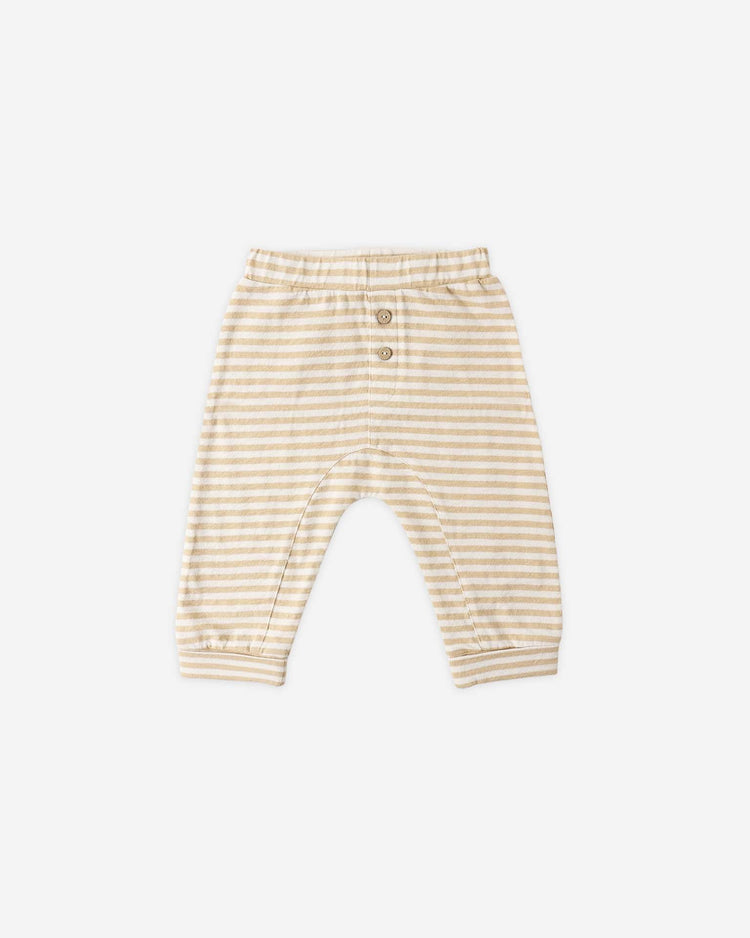 rylee + cru baby cru pant in butterscotch stripe kids Little