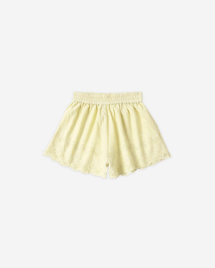 rylee + cru remi short in citron kids Little
