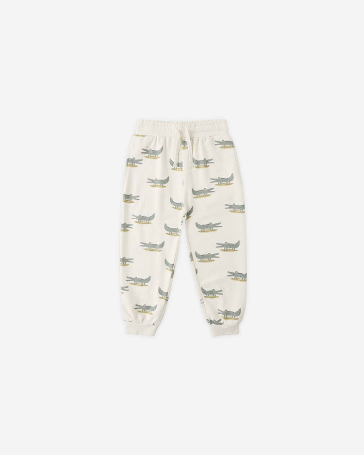 rylee + cru jogger sweatpant in alligators kids Little