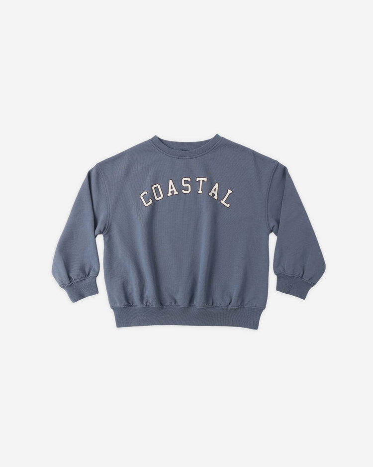 rylee + cru relaxed sweatshirt in coastal kids Little