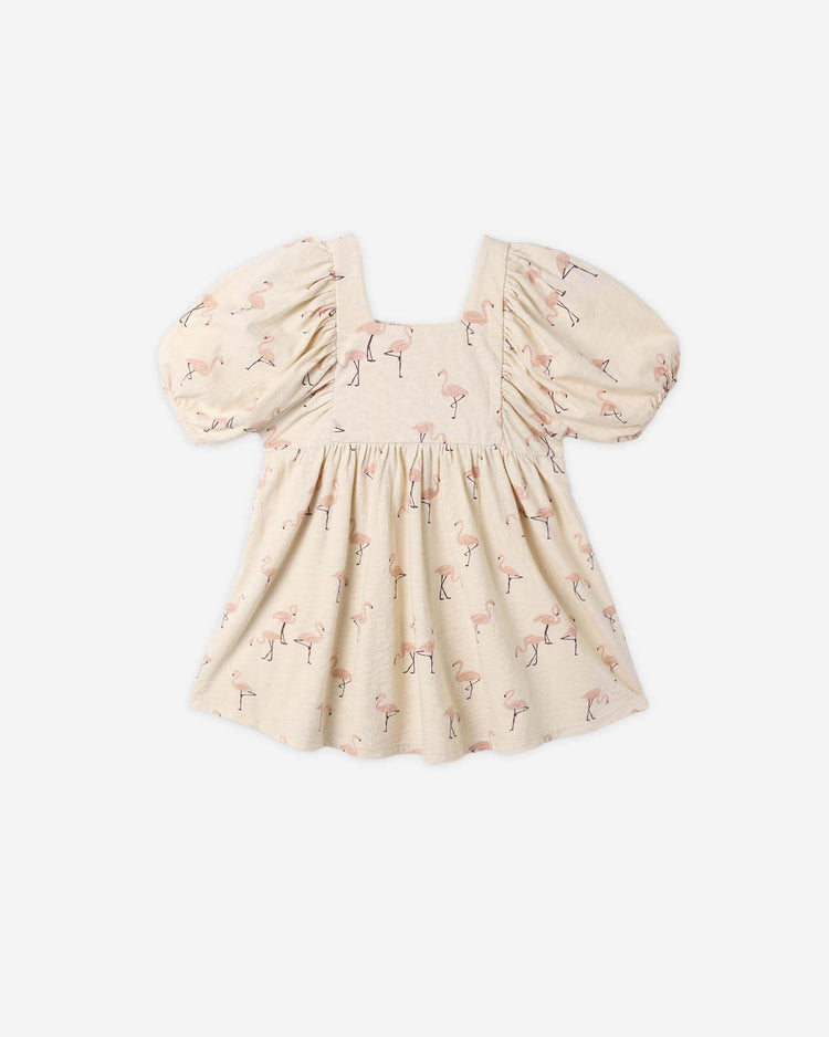 rylee + cru brea dress in flamingo kids Little