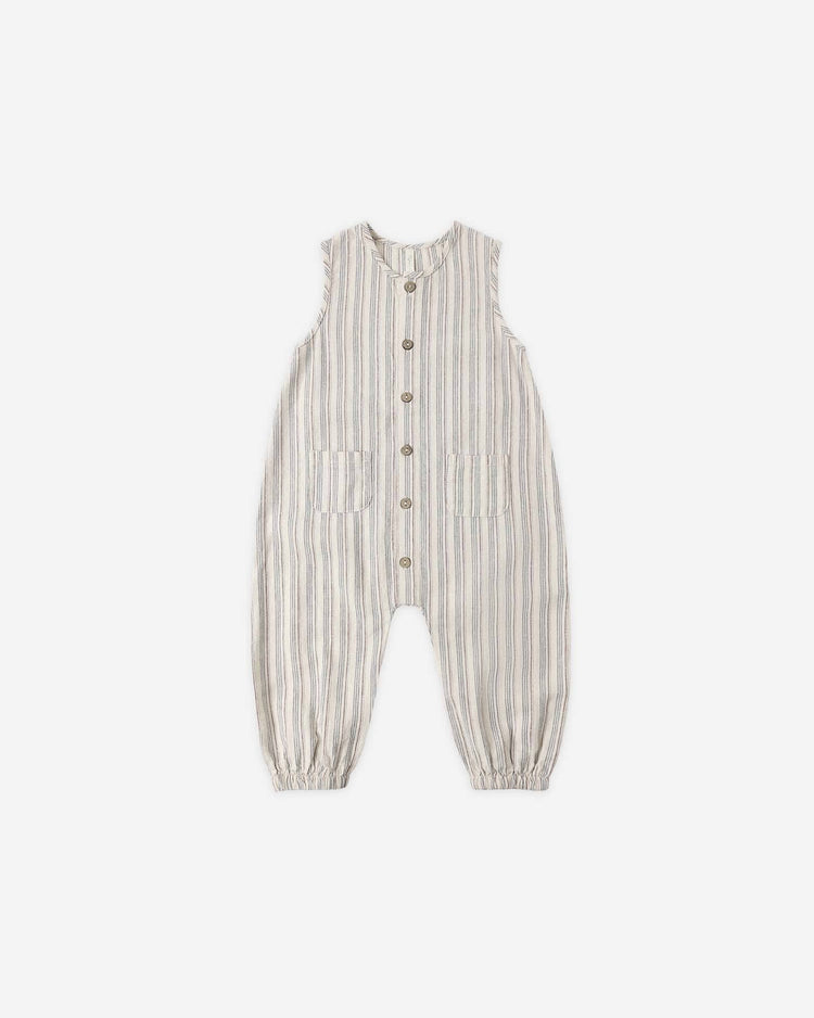 rylee + cru woven jumpsuit in nautical stripe kids Little