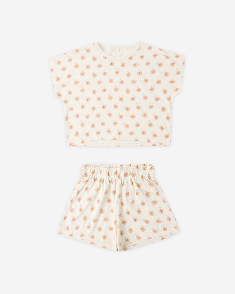 rylee + cru raegan set in peaches kids Little