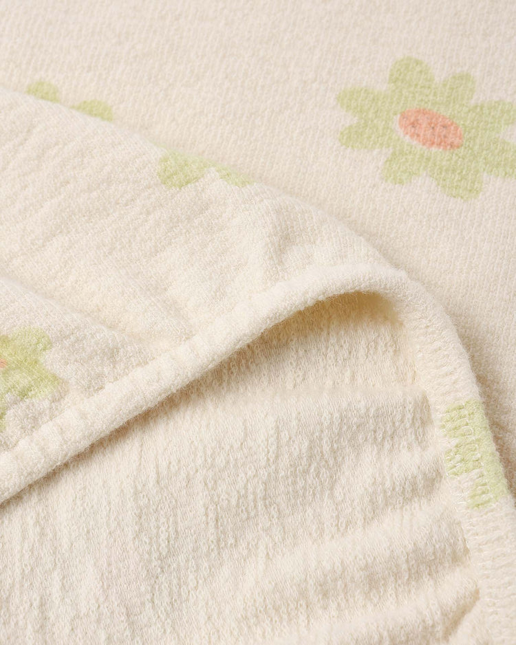 rylee + cru spongey knit set in yellow daisy kids Little
