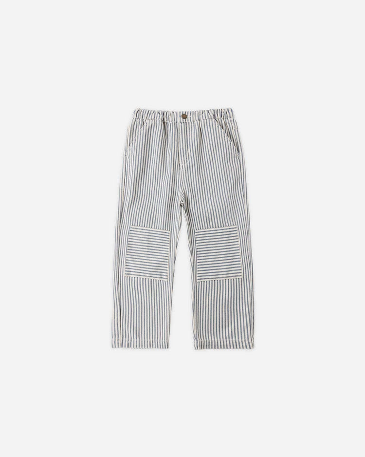 rylee + cru baggy pant in railroad stripe kids Little