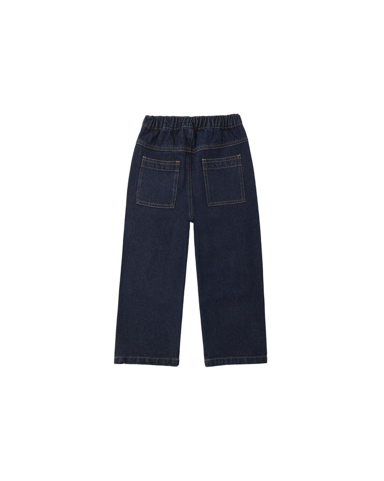 baggy pant in dark indigo