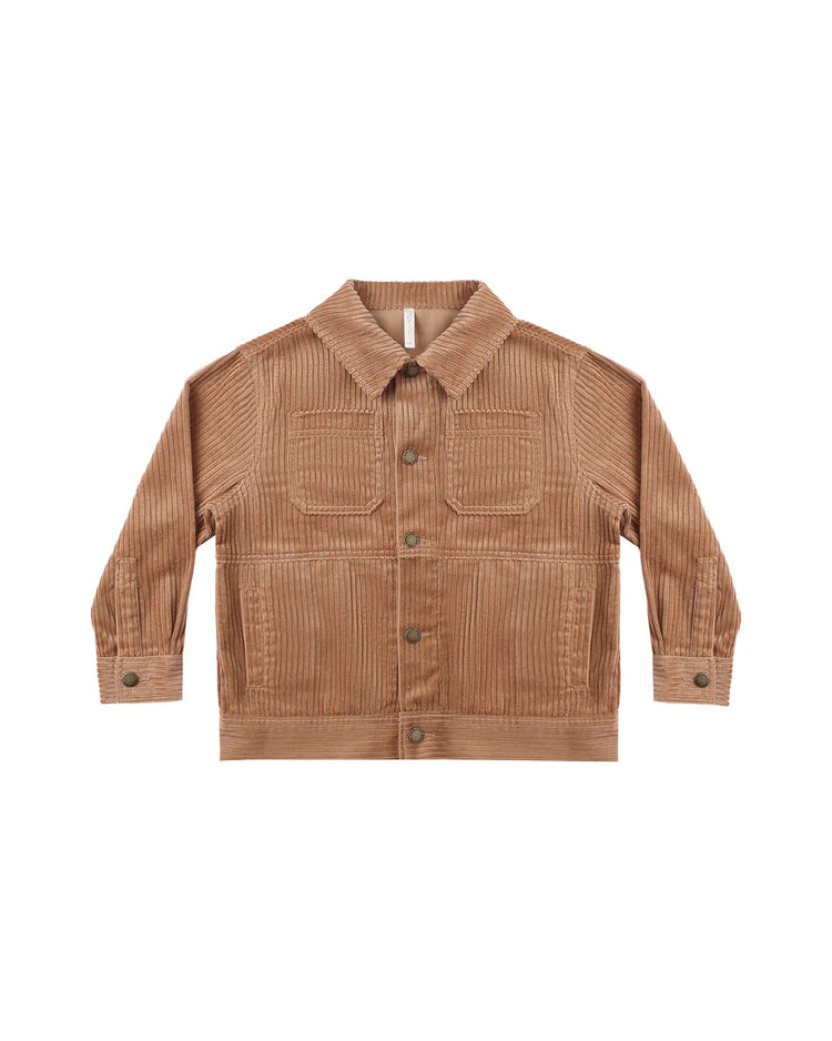 rylee + cru chore coat in fawn kids Little