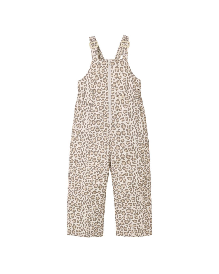 snow bib in leopard