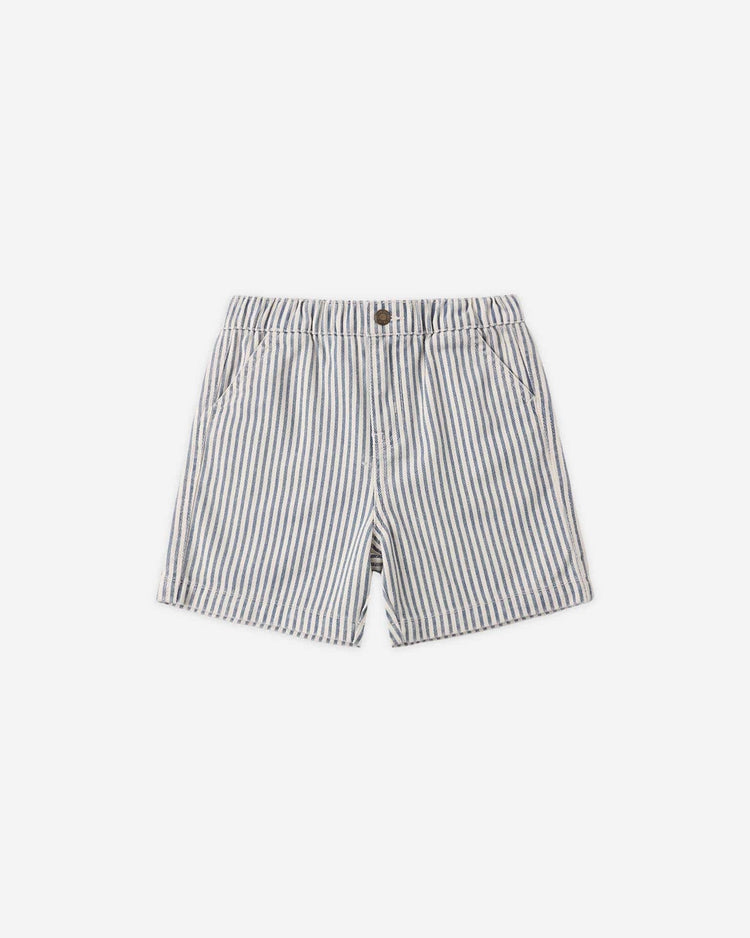 rylee + cru dawson short in railroad stripe kids Little