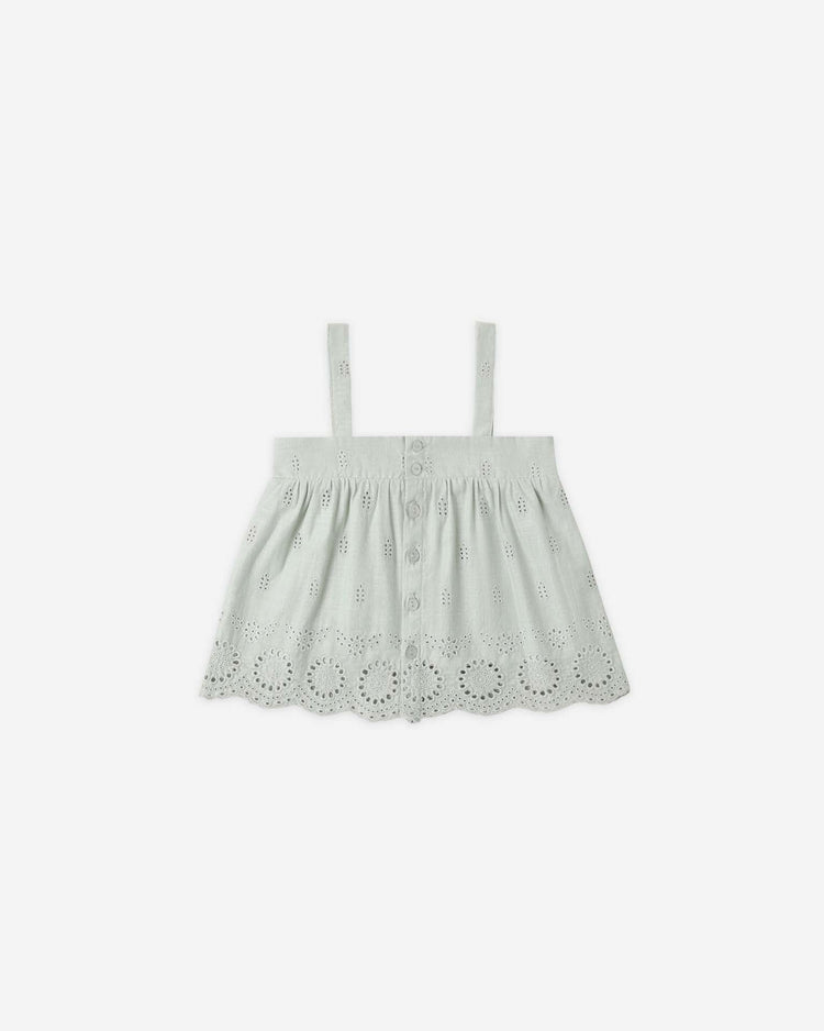 rylee + cru swing top in seafoam kids Little
