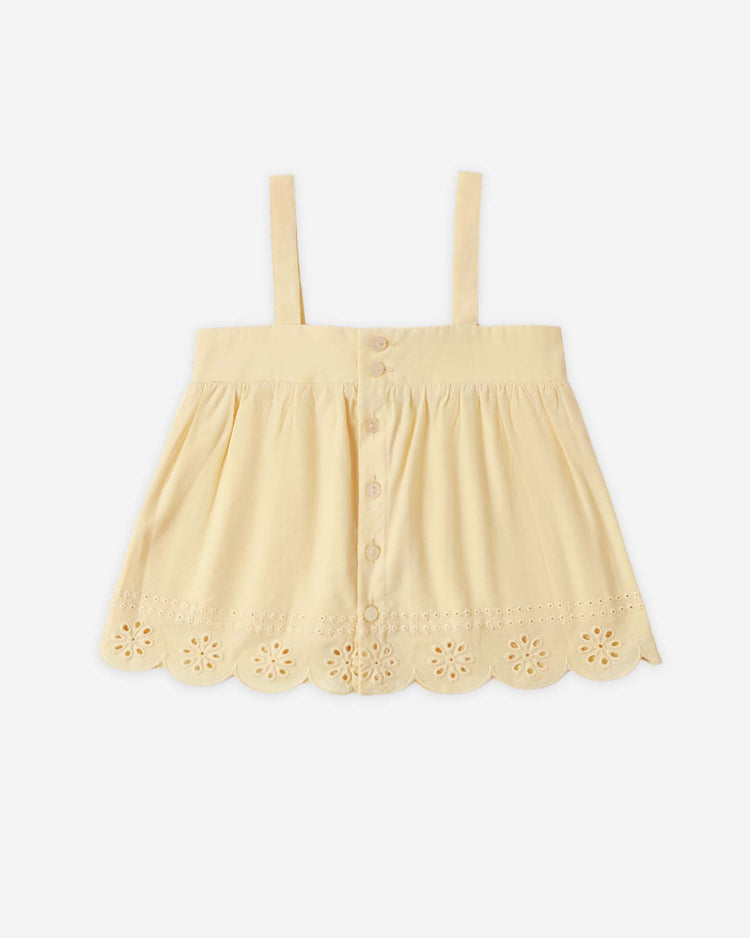 rylee + cru swing top in lemon kids Little
