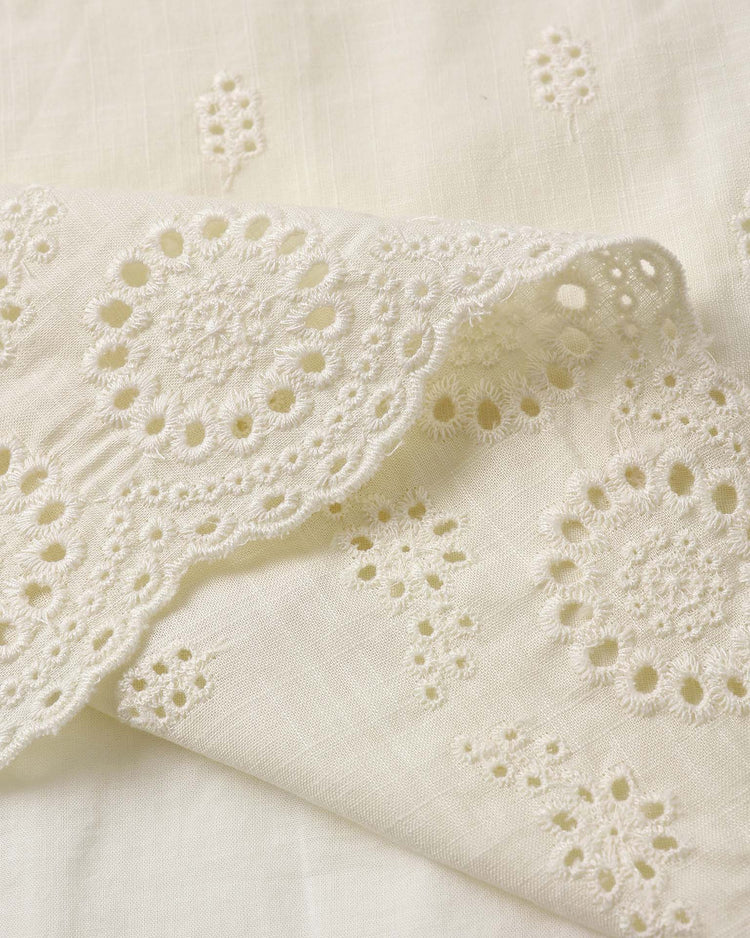 rylee + cru marina dress in ivory kids Little