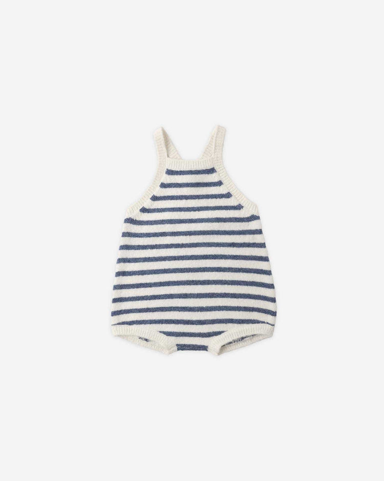 rylee + cru fisher romper in maritime stripe kids Little