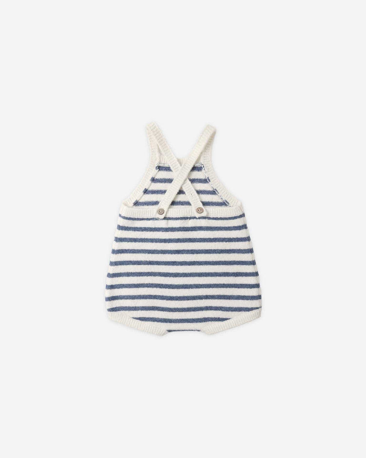 rylee + cru fisher romper in maritime stripe kids Little