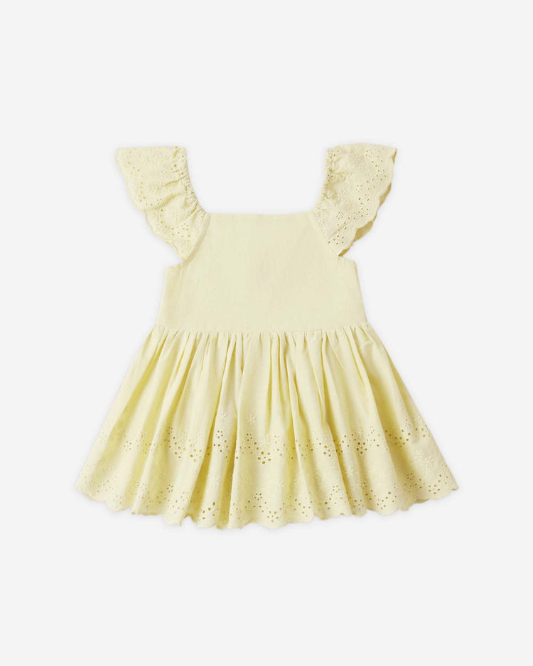 rylee + cru remi romper in citron baby Little