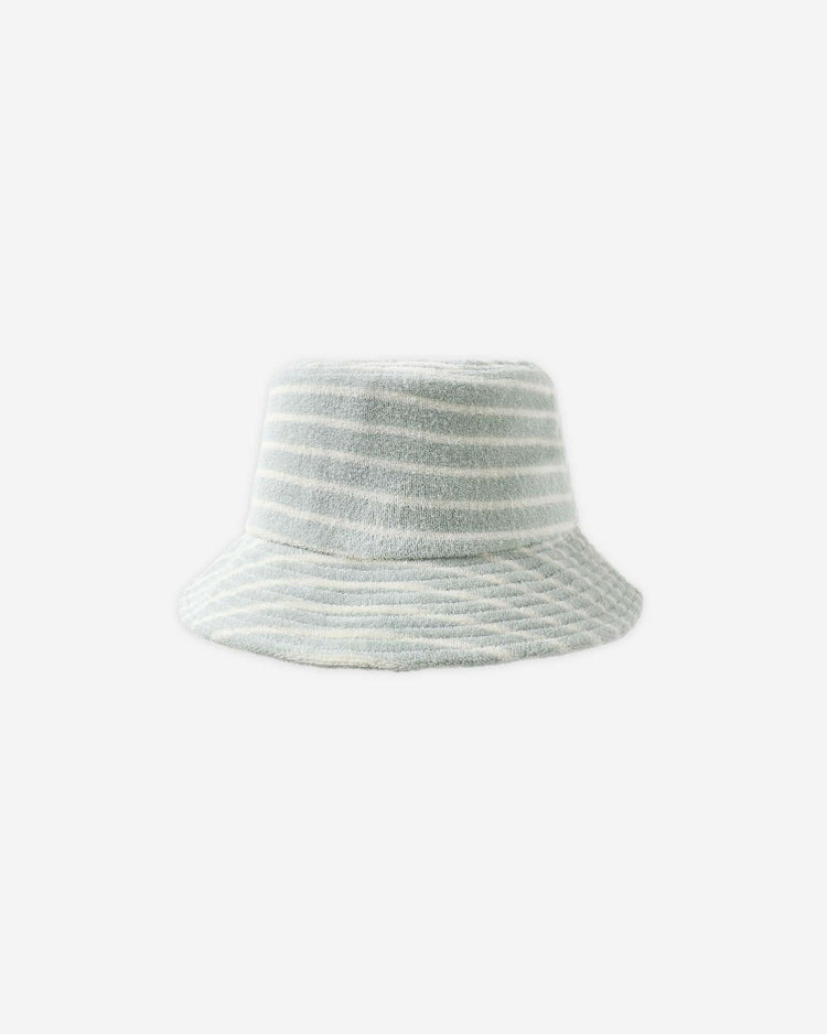 rylee + cru bucket hat in seafoam terry stripe accessories Little