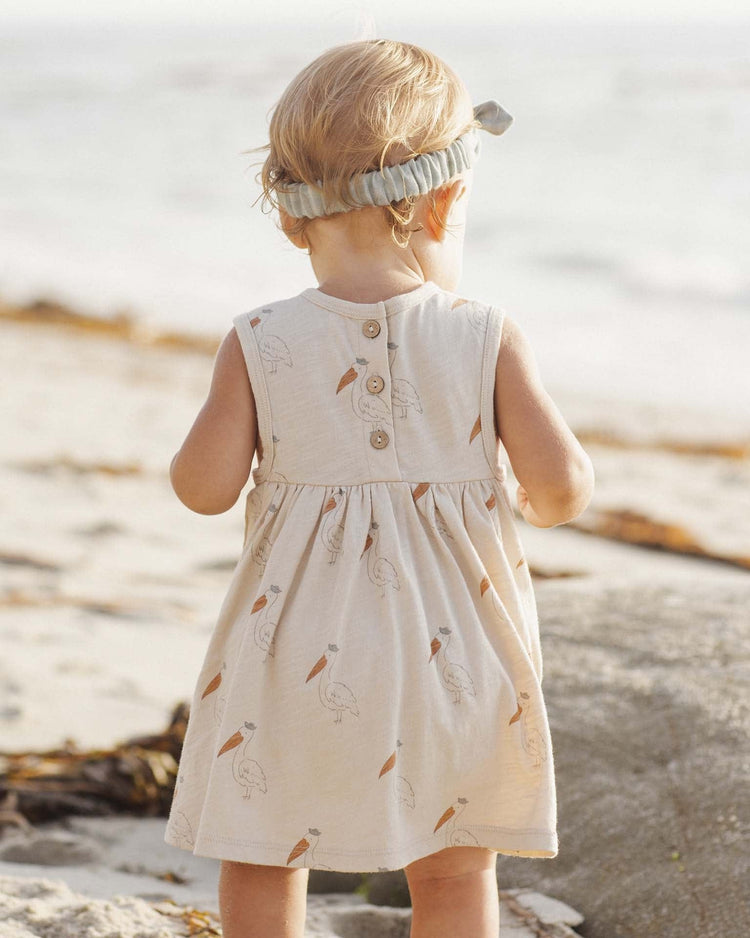 rylee + cru layla dress in pelican kids Little