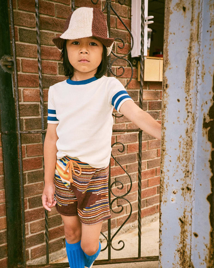 misha + puff rec tee in marzipan kids Little