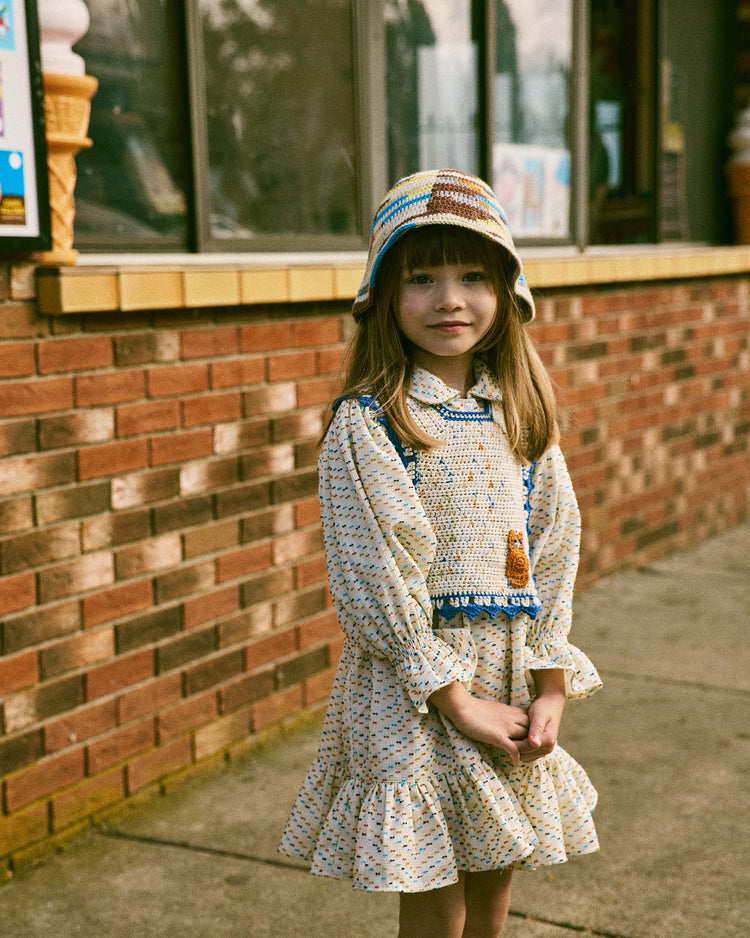 misha + puff cat topanga popover in seashore confetti kids Little