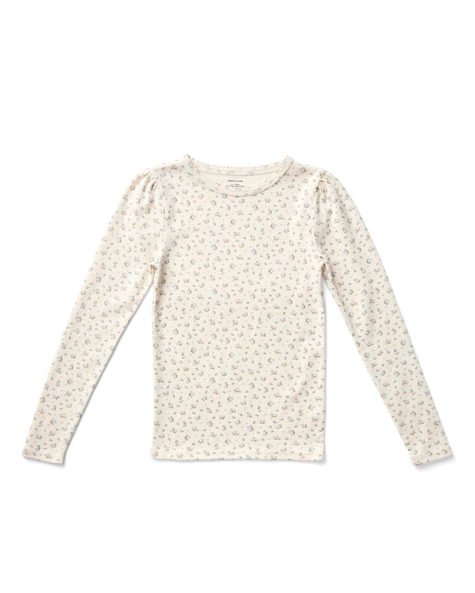 Kids Soor Ploom Flutter Tee - Stripe Eucalyptus